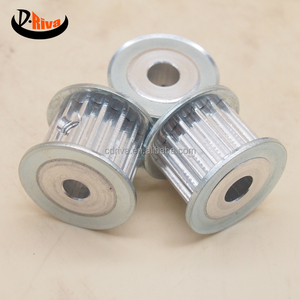 GT3 3M 20 dientes de aleación Bore5/7/8/10/12mm <span class=keywords><strong>polea</strong></span> de sincronización compatible con correa 3M <span class=keywords><strong>polea</strong></span> <span class=keywords><strong>doble</strong></span> de nailon síncrono para máquina láser - Product Image 6