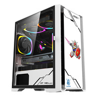 NEW Design Juechen Gaming Computer Case ATX PC Case Tempered Glass Computer Case & Towers Server Chassis