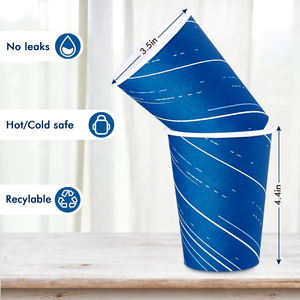 Custom LOGO Waterproof 8oz 12oz 16oz 24oz 32oz Recyclable Disposable Double Wall Food Grade Kraft Paper <b>Cups</b> Lid <b>for</b> Tequila - Product Image 6