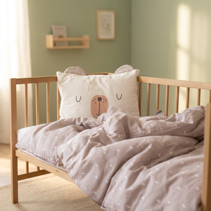 Ensemble de literie en tissu mousseline respirant imprimé à 2 couches 100% coton pour enfants - Product Image 3