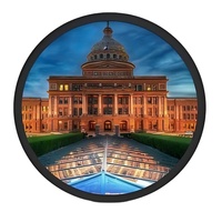 Pantalla Táctil LCD de Alta Calidad para Interiores de 23.6 Pulgadas, Pantalla Publicitaria con Sistema Android de Alta Definición para Edificios y Taxis