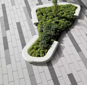 Fournisseur direct d'usine, pavés modernes en brique réfractaire pour l'extérieur, 600x600 mm, tailles personnalisées pour terrasse, villa, centre commercial et école - Product Image 5