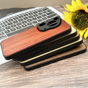 <span class=keywords><strong>Coque</strong></span> de téléphone portable <span class=keywords><strong>en</strong></span> <span class=keywords><strong>bois</strong></span> ultra mince pour <span class=keywords><strong>Huawei</strong></span> P70 Nature Wood Protection antichoc - Product Image 5