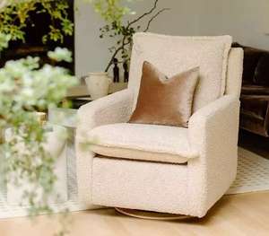 Zero-gravity electric removable and washable single-seat 360° rotating rocking <b>chair</b> - a must-have for parents and children. - Product Image 1