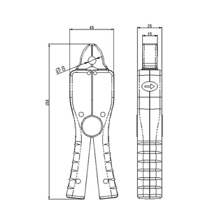 NCEL JS_Q8a2 <b>Clamp</b>-on Current Probe Nickel Metal Permalloy Core 0.1% Accuracy 10A AC High Sensitivity Testing Equipment - Product Image 3