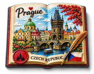 Großhandel 3D Harz <span class=keywords><strong>Prag</strong></span> Kühlschrankmagnet Tschechische Republik Wahrzeichen Landschaft Schloss Design Touristen Souvenir Kühlschrankmagnet - Product Image 4