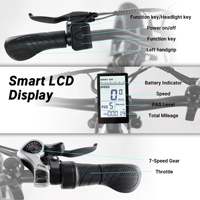 Batterie Lithium 48V 15AH 750W pour Vélo Électrique Tout-Terrain à Pneus Larges pour Adultes, Écran LCD Multi-Modes, 60 Sports, Manuel – Stock USA