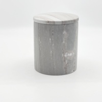 Usine nouveauté fantaisie poli bleu marbre trophée Base populaire naturel brun marbre Cubes boîte décor