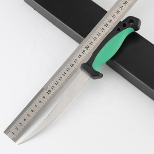 Thép không gỉ Dao đánh cá với cao su mềm PP + TPR xử lý kim loại PP Túi phi lê dao đánh cá - Product Image 3