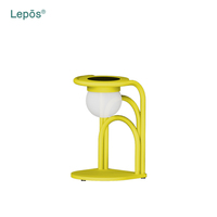 Lampe de table solaire en aluminium moderne pour jardin, résistante aux intempéries, lumière LED solaire pour patio, balcon, éclairage décoratif extérieur commercial