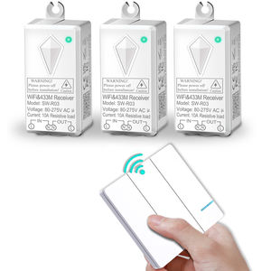 Interruptor <span class=keywords><strong>de</strong></span> relé inalámbrico inteligente Tuya Wifi resistente al agua IP66 funciona con Alexa y Google Home 3 vías 10A corriente máxima - Product Image 1