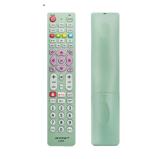 Universal Remote Control NVTC V-2020 for All Smart LCD LED TVs, Durable ABS Material