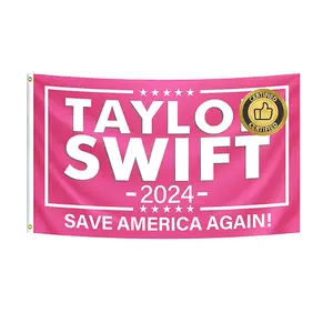 Sunshine Pink Taylor Flag 3x5 Забавный гобелен настенный декор комнаты розовый Swift флаг музыканта пользовательские флаги 3x5