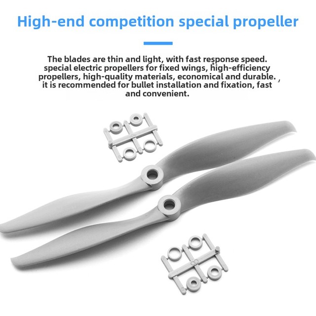 Original Gemfan Genuine Propellers for Airplanes Models 6x4 7x5 8x4 8x6 9x6 10x7 12x6 Plastic Motor Power Bag Packaging RC