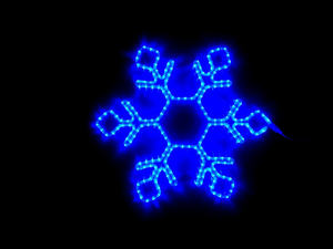 Tira de Luces LED Impermeables IP65 Personalizadas, Luces de Copo de Nieve Multicolor, Certificación CE, Iluminación Decorativa para Interiores y Exteriores, Decoración Navideña - Product Image 1