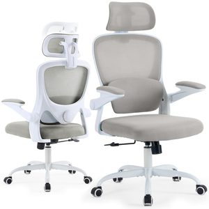 Lưới thoáng khí ghế máy tính Ergonomic bàn ghế với điều chỉnh thắt lưng hỗ trợ và lật lên tay vịn - Product Image 5