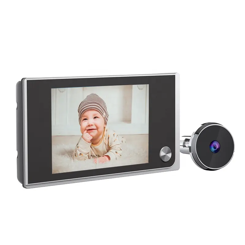 Hot elektronische deur viewer digitale kijkgaatje met 2MP camera 120 graden kijkhoek