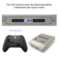 Adaptador interno iBlueControlMod JP SFC Bluetooth para consola EU SNES compatible con controlador inalámbrico para PS3/PS4/PS5/Xbox One/Switch