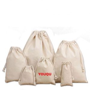 Sac à cordon premium en toile réutilisable pour les salons professionnels et les cadeaux promotionnels - Product Image 1
