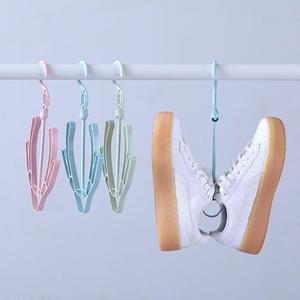 Shoe Hooks Plastic Airfoil Design Durable Hanging Rack For Balcony Shoe Drying - Product Image 1