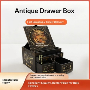 2026 New Vintage Drawer <b>Box</b> Creative Custom Gift Packaging for Brands - Product Image 2