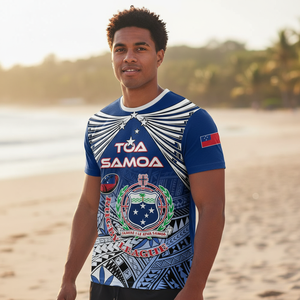 FA'AVAE I LE ATUA SAMOA Rugby League Jersey Crew Neck T-Shirt Essential Samoan <span class=keywords><strong>Warriors</strong></span> Short-Sleeve Breathable Casual T-Shirt - Product Image 5