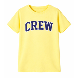 Lot de 3 T-shirts décontractés en tricot 100% coton à col rond respirants vert <span class=keywords><strong>jaune</strong></span> bleu à manches courtes pour garçons de 4 à 13 ans - Product Image 5