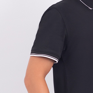 Fábrica de Camisetas Polo de Alta Gama en Vietnam que Utiliza Material de Mezcla de Algodón Sostenible, Perfecto para Venta al por Mayor Internacional B2B - Product Image 4