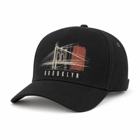 Casquette de baseball personnalisée avec broderie Old English, 5 panneaux, visière incurvée, style Dad Hat, streetwear urbain West Coast, vente en gros, faible MOQ