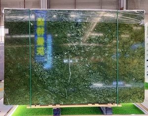 Verde Pavone Marble Jad Carreaux de marbre vert Salle de bain murale - Product Image 2