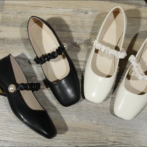 Scarpe Mary Jane retrò eleganti da donna, scarpe da ballo con tacco basso, scarpe slip-on da donna, <span class=keywords><strong>stile</strong></span> fata, sandali da passeggio, nuove. - Product Image 3