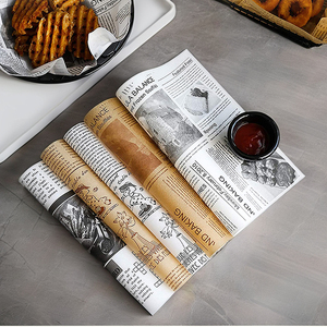 Bao bì thực phẩm chống thấm dầu in logo tùy chỉnh dành cho thịt nguội, hamburger, khoai tây chiên, bánh mì, bánh ngọt - Product Image 5