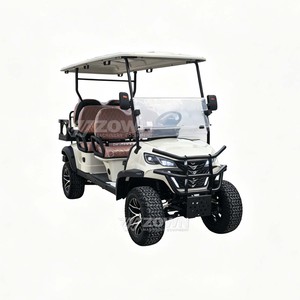 Carrito de Golf Eléctrico de Litio de Alto Rendimiento, Buggy de Golf de 4 Plazas con Parabrisas para Club de Campo - Product Image 1