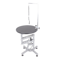 Table de toilettage pour chien Shernbao FT-831 à levage pneumatique, équipement professionnel de salon pour les expositions de toilettage et les toileteurs d'animaux