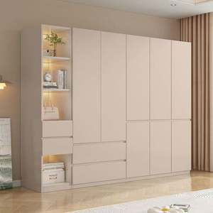 Armarios de lujo personalizados, muebles de dormitorio, armario de madera para el hogar, armario combinado - Product Image 5