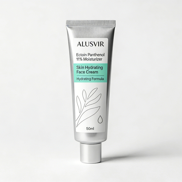 Private Label Organic 50ml Face Cream Ectoin Panthenol Niacinamide Pearl Glycerin Skin Repair Barrier Protection Blemish