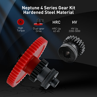 Engrenages pour extrudeurs intégrés en acier moulé nano-enduit Neptune 4/Pro/Plus/Max, kit d'impression CNC de précision pour imprimante 3D ELEGOO