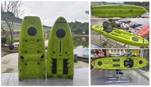 2 phần 1 paddler Solo câu cá duy nhất Kayak 10ft thiết kế mới Kayak/canoe de pesca Con Giá tốt HDPE - Product Image 4