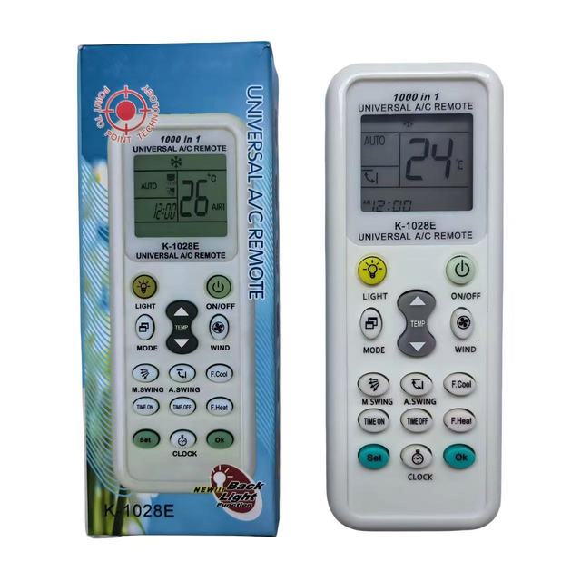 Cheap Price Universal Air Conditioner Remote Control K-1028E  With LCD Display 1000- IN -1 For Different Brands Air Conditioner