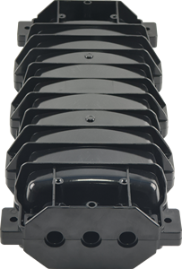 Fermeture d'épissure de fibre optique 144 <span class=keywords><strong>Core</strong></span> 288 <span class=keywords><strong>Core</strong></span> IP68 pour conduit aérien d'enterrement direct FTTH Telecom Network Box - Product Image 3