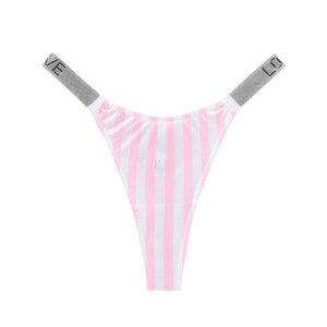String européen-américain à strass, taille basse, invisible, rehausseur de hanches, sexy, pour le sport - Product Image 5