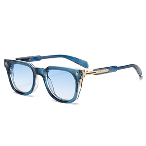 Gafas <span class=keywords><strong>de</strong></span> <span class=keywords><strong>Sol</strong></span> Cuadradas <span class=keywords><strong>de</strong></span> Lujo Unisex LvCong 2026 con Remaches, Protección UV400, al por Mayor, <span class=keywords><strong>de</strong></span> Diseñador, para Pesca - Product Image 1