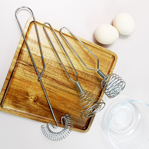 Utensilio de Cocina, Batidor de Huevos de Acero Inoxidable, Batidor Manual para Crema, Mantequilla y Pasteles, Herramienta para Hornear, Batidor de Huevos - Product Image 5