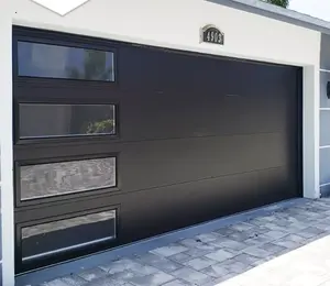 En iyi üretici 5 yıl garanti otomatik garaj kapısı fiyatları 16x 7/12x7 modern havai otomatik garaj kapısı s