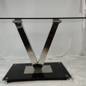 Moderno diseño simple y transparente de mesa de comedor de - Product Image 5