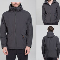 Veste de pluie imperméable à capuche pour homme et femme, respirante, personnalisable, fabriquée en usine OEM, pour la randonnée en plein air.