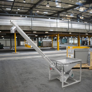 Convoyeur à vis flexible en acier inoxydable de vente chaude 165/219/273 chargeur de particules de poudre en spirale à vitesse réglable pour la ferme - Product Image 1