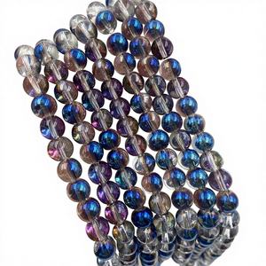 Oferta Especial: Nuevas Cuentas de Cristal de 8mm con Orificio Recto, Diseño de Fresa, de Vidrio Lampwork para DIY y Decoración de Bolígrafos, Color como en la Imagen, HK EXPORTS HK205 - Product Image 4