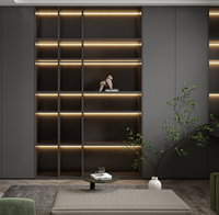 Dressing autoportant durable et peu encombrant avec porte en panneau mélaminé moderne, mobilier de chambre écologique pour appartement et hôtel