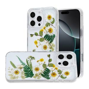 Funda de Teléfono con Flores Secas Naturales en Resina Hecha a Mano para iPhone 12 13 14 15 16 17 Series - Product Image 6